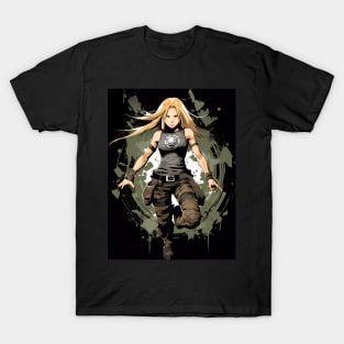 fullmetal alchemist brotherhood- winry action figure T-Shirt